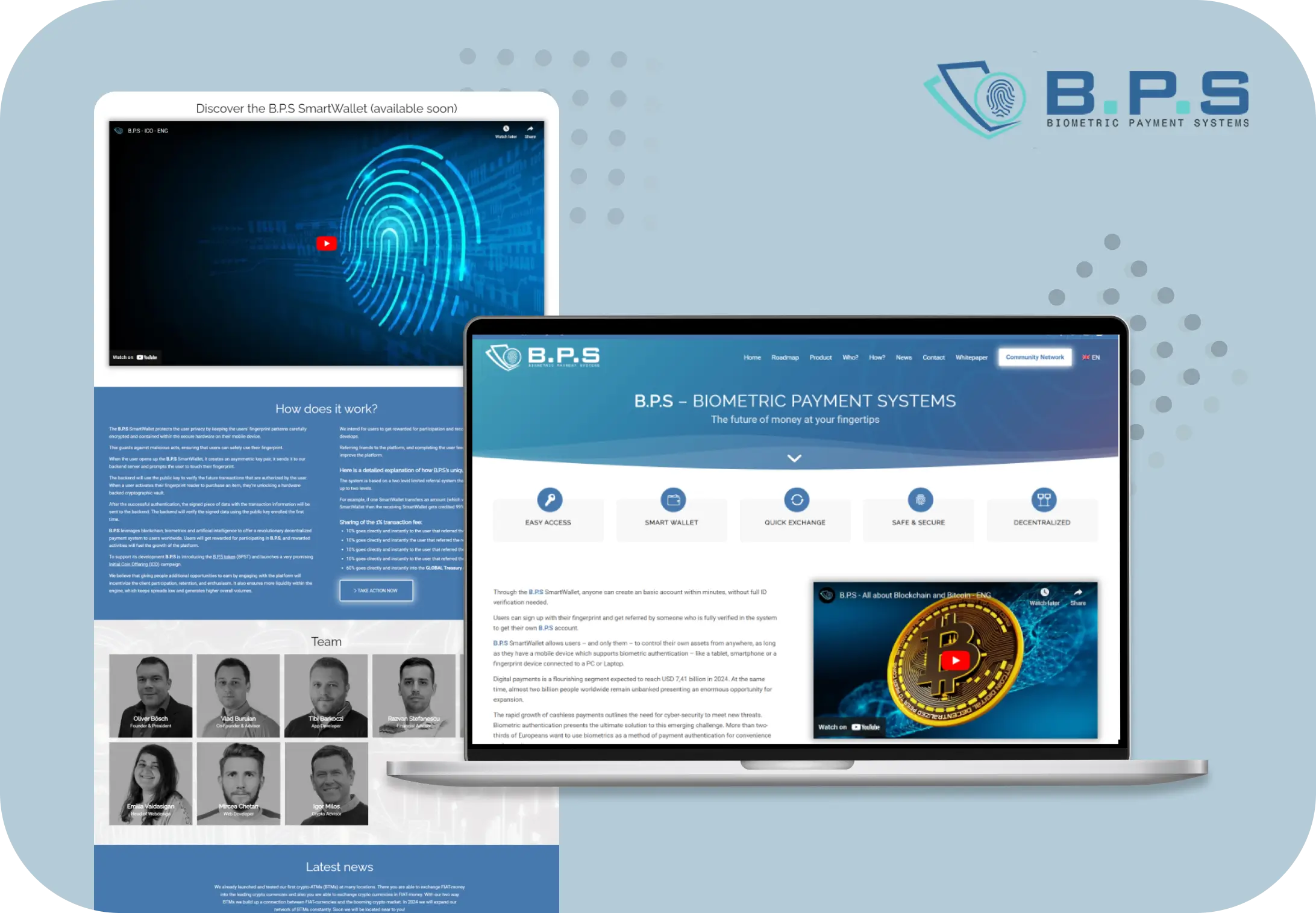 BPS Money smart wallet interface